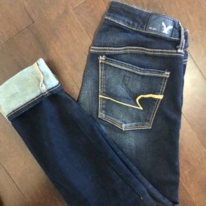 AE super stretch skinny jeans